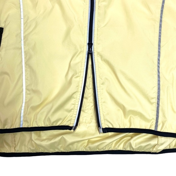 BROOKS Zip Up Lightweight Biker Vest in Yellow Size XL - Picture 5 of 9